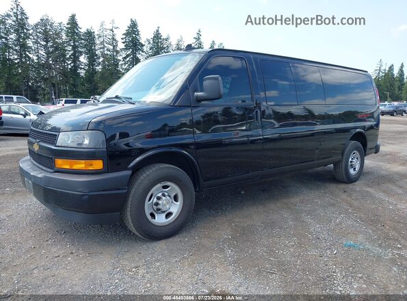 1GAZGNFP7L1266126 2020 CHEVROLET EXPRESS Black Առջևի ձախ երեք քառորդ տեսարան