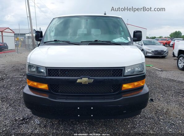 1GAZGNFP7M1155402 2021 CHEVROLET EXPRESS White ხელსაწყოთა პანელის ხედი