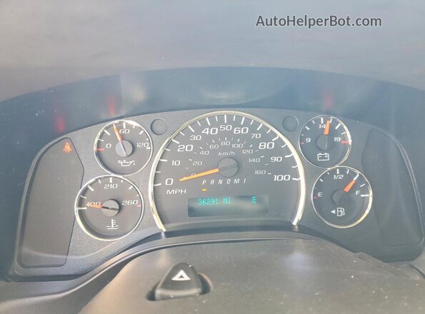 1GAZGPF70S1107779 2025 CHEVROLET EXPRESS White Instrument cluster view