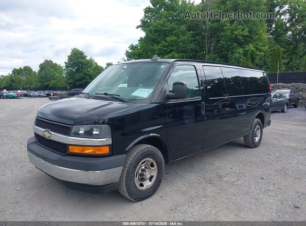 1GAZGPFF0H1274465 2017 CHEVROLET EXPRESS Black Przód lewy