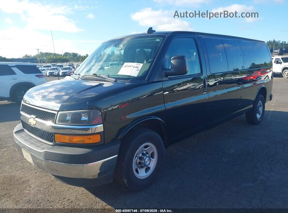 1GAZGPFF1H1288102 2017 CHEVROLET EXPRESS Black წინა მარცხენა ხედი სამი მეოთხედიდან