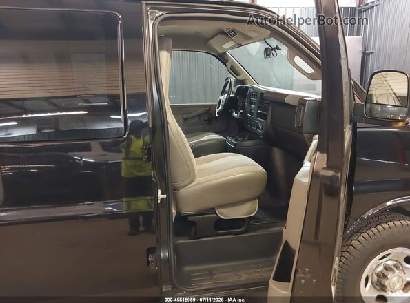 1GAZGPFF2G1282159 2016 CHEVROLET EXPRESS Black Vista interior delantera