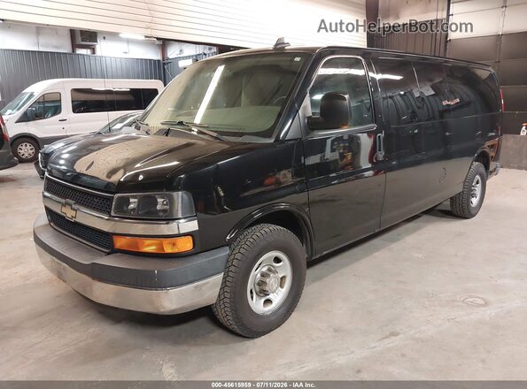 1GAZGPFF2G1282159 2016 CHEVROLET EXPRESS Black Vista tres cuartos delantera izquierda
