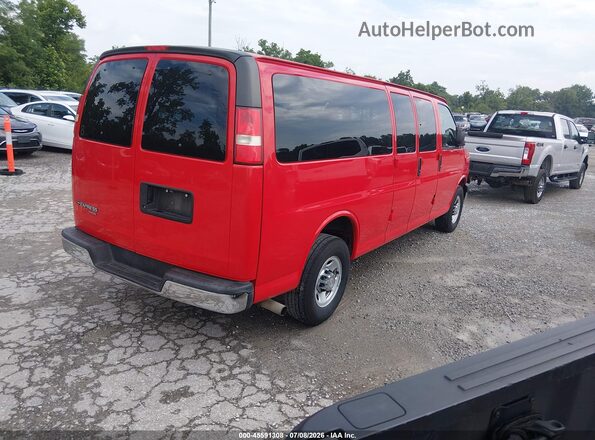1GAZGPFF4G1253116 2016 CHEVROLET EXPRESS Red Задня права чверть