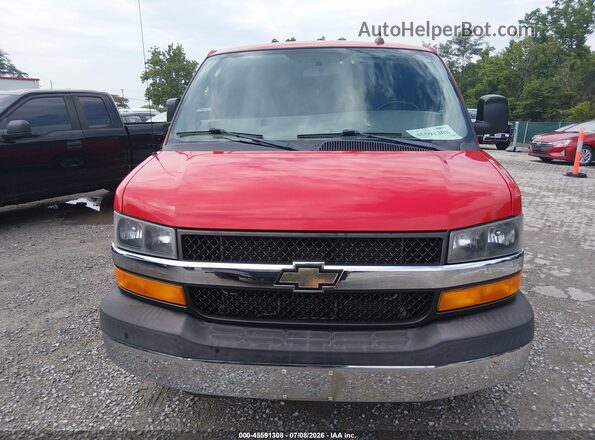 1GAZGPFF4G1253116 2016 CHEVROLET EXPRESS Red Вид спереду