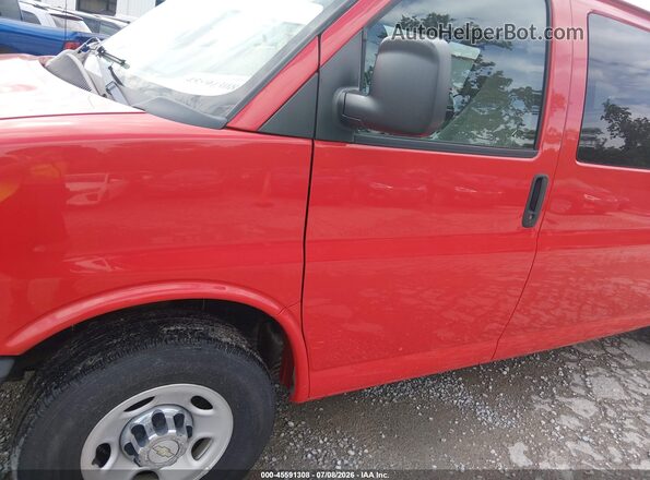 1GAZGPFF4G1253116 2016 CHEVROLET EXPRESS Red Вид щитка приладів