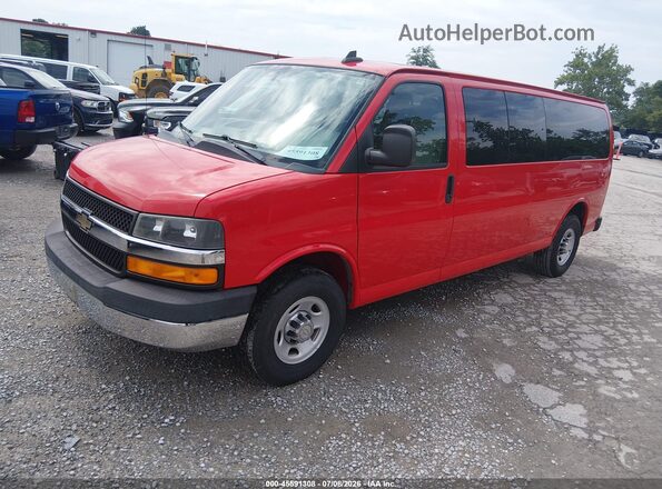 1GAZGPFF4G1253116 2016 CHEVROLET EXPRESS Red Передня ліва чверть