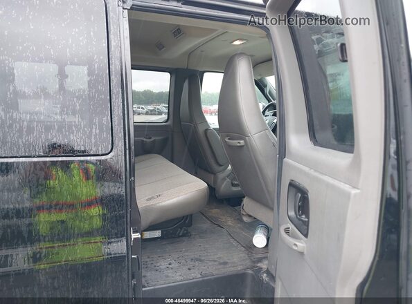 1GAZGPFF9H1266610 2017 CHEVROLET EXPRESS Black VIN კოდის სტიკერის ხედი