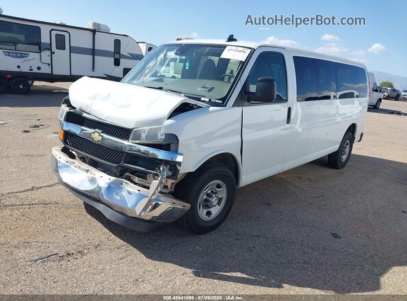 1GAZGPFG0K1248710 2019 CHEVROLET EXPRESS White Vista tres cuartos delantera izquierda