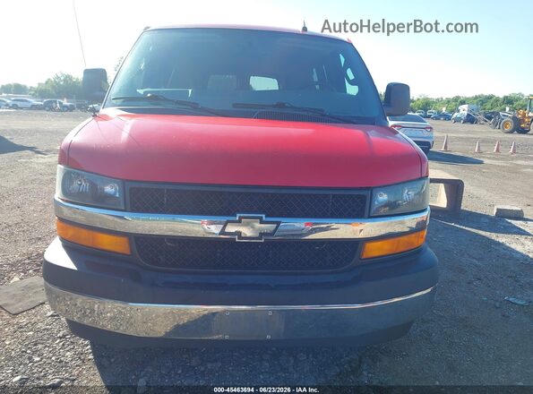 1GAZGPFG1H1244867 2017 CHEVROLET EXPRESS Red წინა ხედი