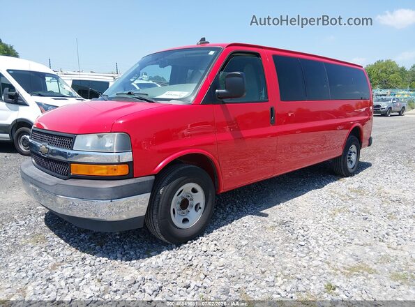 1GAZGPFG1H1275004 2017 CHEVROLET EXPRESS Red Передня ліва чверть