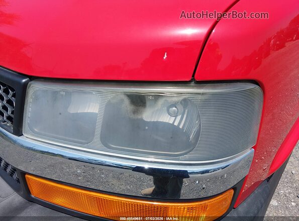 1GAZGPFG1H1275004 2017 CHEVROLET EXPRESS Red Вид спереду