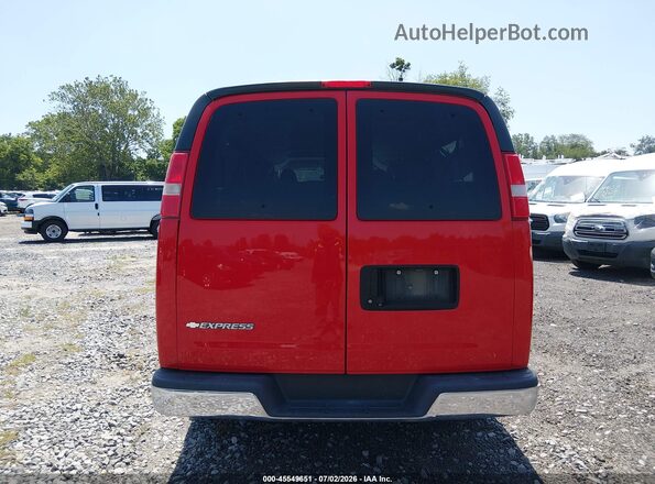 1GAZGPFG1H1275004 2017 CHEVROLET EXPRESS Red 