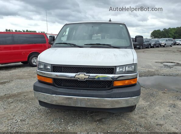 1GAZGPFG1H1289372 2017 CHEVROLET EXPRESS White Widok zestawu wskaźników