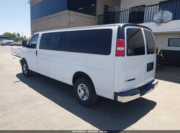 1GAZGPFG1J1303633 2018 CHEVROLET EXPRESS White Trasero izquierdo