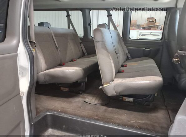1GAZGPFG3H1289034 2017 CHEVROLET EXPRESS White Widok naklejki z numerem VIN