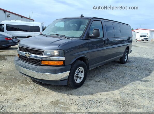 1GAZGPFG4H1302387 2017 CHEVROLET EXPRESS Gray Przód lewy
