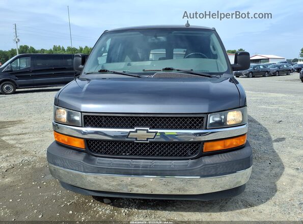 1GAZGPFG4H1302387 2017 CHEVROLET EXPRESS Gray Widok zestawu wskaźników