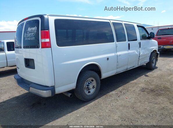 1GAZGPFG4K1204287 2019 CHEVROLET EXPRESS White უკანა მარჯვენა