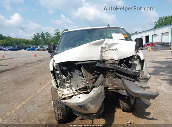 1GAZGPFG4L1189064 2020 CHEVROLET EXPRESS White წინა პანელის ხედი