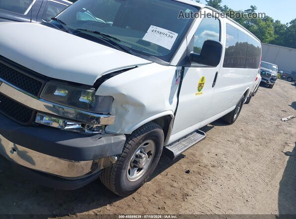 1GAZGPFG5K1273747 2019 CHEVROLET EXPRESS White Vista tres cuartos delantera izquierda