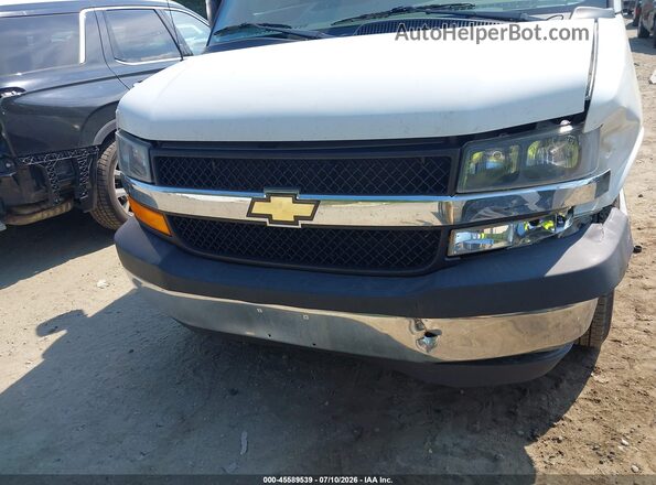 1GAZGPFG5K1273747 2019 CHEVROLET EXPRESS White Vista del cuadro de instrumentos