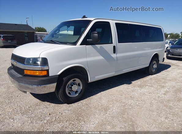 1GAZGPFG6G1313499 2016 CHEVROLET EXPRESS White Առջևի ձախ երեք քառորդ տեսարան