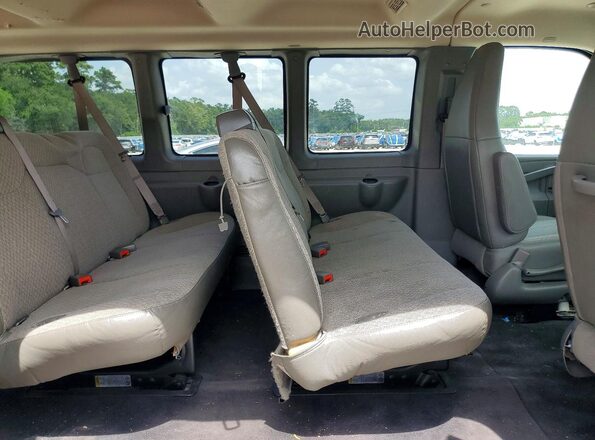 1GAZGPFG9L1208580 2020 CHEVROLET EXPRESS White Widok wnętrza z tyłu