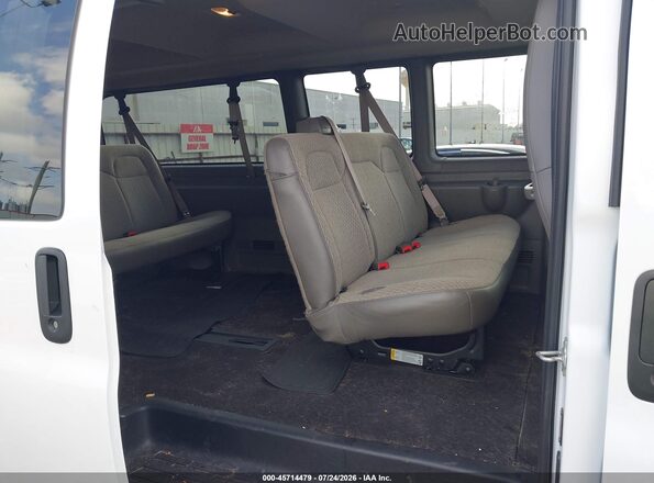 1GAZGPFPXS1277115 2025 CHEVROLET EXPRESS White VIN კოდის სტიკერის ხედი