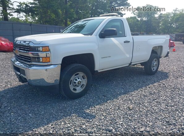 1GC0KUEG7HZ284872 2017 CHEVROLET SILVERADO White Առջևի ձախ երեք քառորդ տեսարան