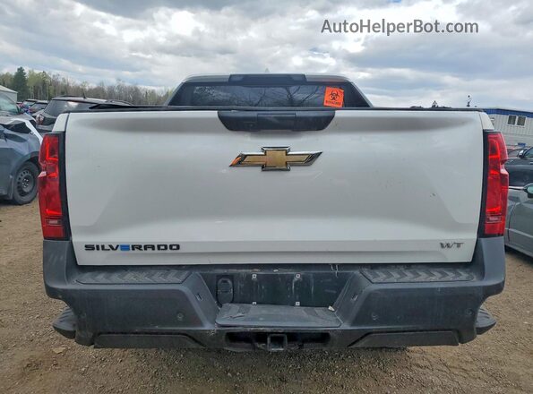 1GC10VEL7RU210105 2024 CHEVROLET SILVERADO White Հետևի տեսք