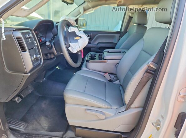 1GC1CREG4KF181903 2019 CHEVROLET SILVERADO White Widok wnętrza z przodu