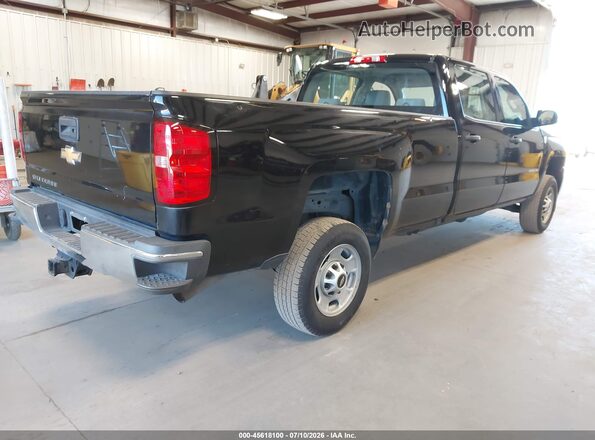 1GC1CUEG0JF214459 2018 CHEVROLET SILVERADO Черный Задняя правая четверть