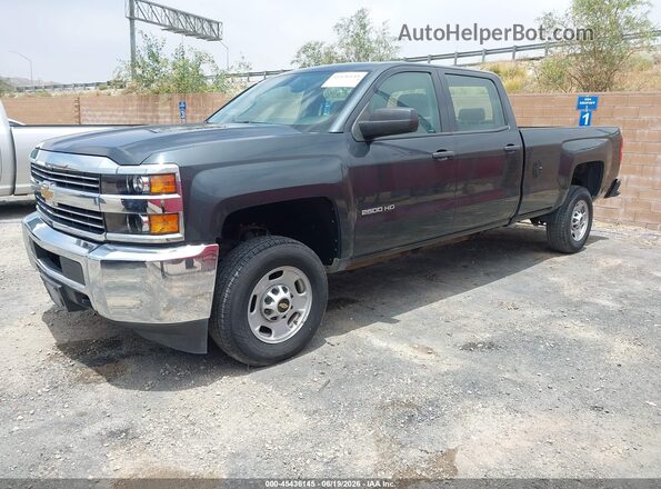 1GC1CUEG2JF253943 2018 CHEVROLET SILVERADO Gray Առջևի ձախ երեք քառորդ տեսարան