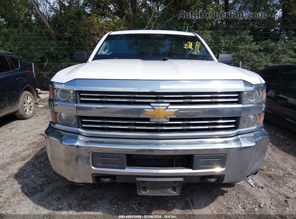 1GC1CUEG3GF232575 2016 CHEVROLET SILVERADO White Vista del cuadro de instrumentos