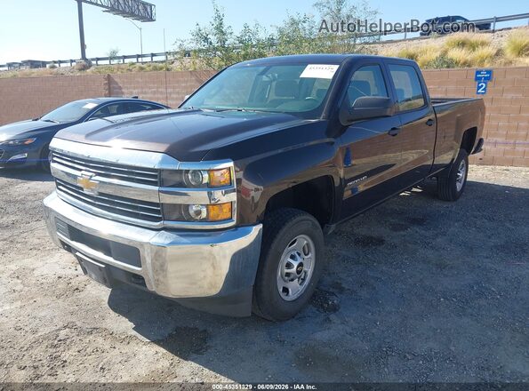 1GC1CUEG3JF234379 2018 CHEVROLET SILVERADO Brown Front left