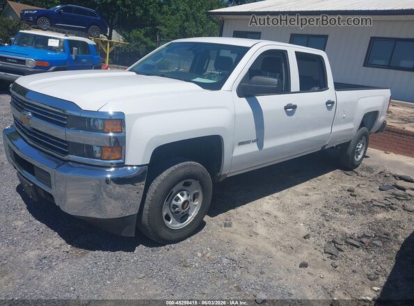 1GC1CUEG7HF189957 2017 CHEVROLET SILVERADO Белый Передняя левая четверть