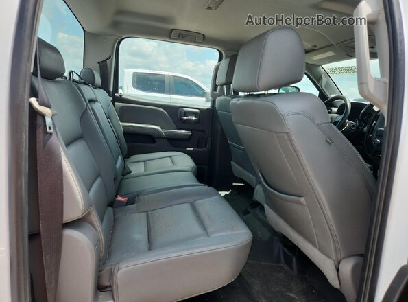 1GC1CUEG8JF184448 2018 CHEVROLET SILVERADO White Вид задніх сидінь