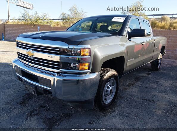 1GC1CUEG9JF236282 2018 CHEVROLET SILVERADO Gray Przód lewy