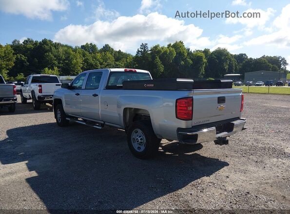 1GC1CUEG9JF238887 2018 CHEVROLET SILVERADO Silver Trasero izquierdo