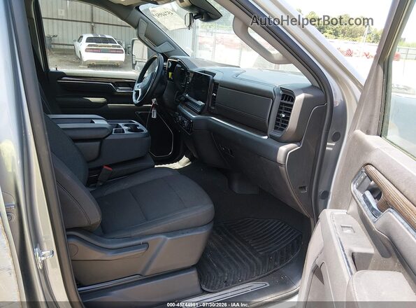 1GC1KNE74SF360440 2025 CHEVROLET SILVERADO Gray Front interior view