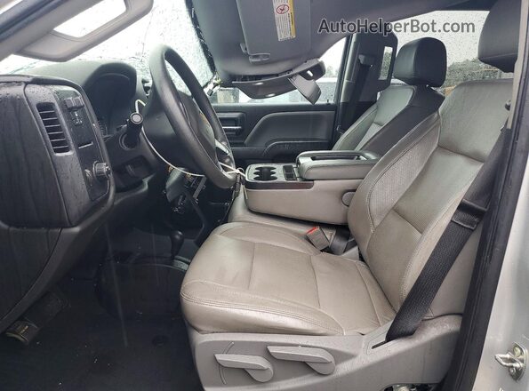 1GC1KREG2KF178033 2019 CHEVROLET SILVERADO Silver Widok wnętrza z przodu