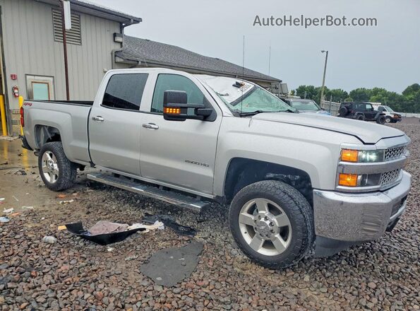 1GC1KREG2KF178033 2019 CHEVROLET SILVERADO Silver Przód prawy