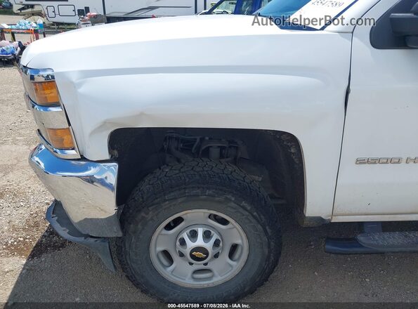 1GC1KREG6KF139302 2019 CHEVROLET SILVERADO White წინა ხედი