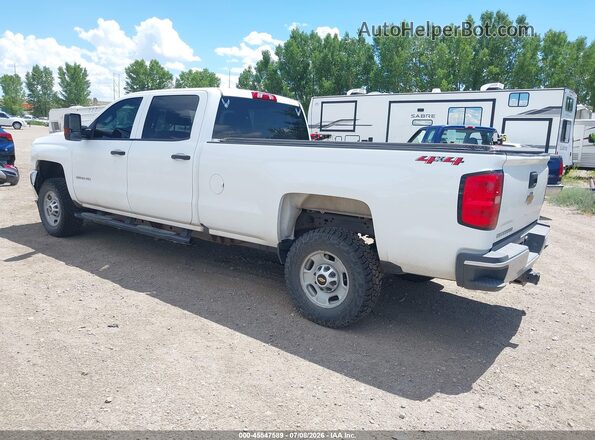 1GC1KREG6KF139302 2019 CHEVROLET SILVERADO White უკანა მარცხენა