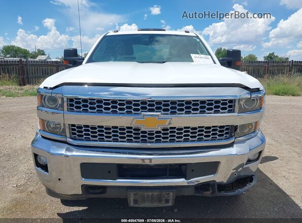 1GC1KREG6KF139302 2019 CHEVROLET SILVERADO White უკანა სალონის ხედი
