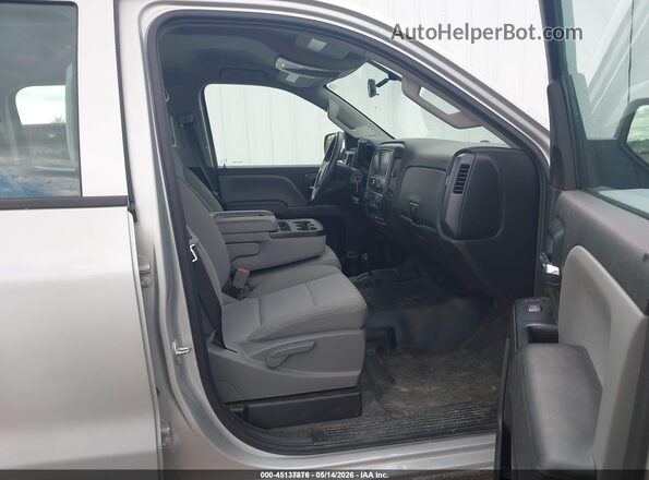 1GC1KREGXKF171685 2019 CHEVROLET SILVERADO Silver Widok wnętrza z przodu