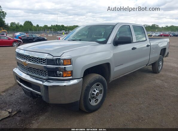 1GC1KREGXKF171685 2019 CHEVROLET SILVERADO Silver Przód lewy