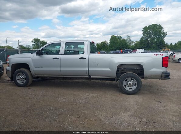 1GC1KREGXKF171685 2019 CHEVROLET SILVERADO Silver Widok wnętrza 360 stopni