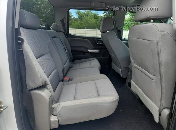 1GC1KSEG2KF178735 2019 CHEVROLET SILVERADO Белый Вид задних сидений